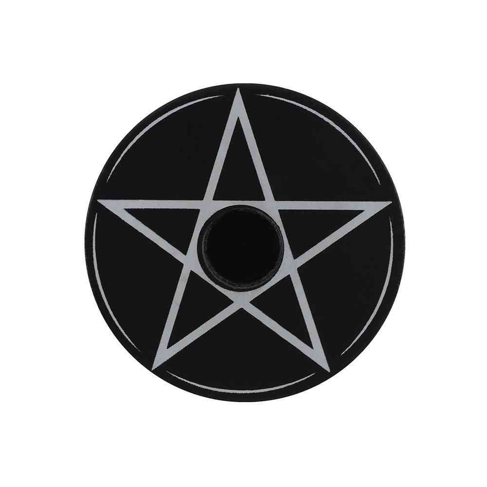 Something Different - Pentagram Spell Candle holder - Black